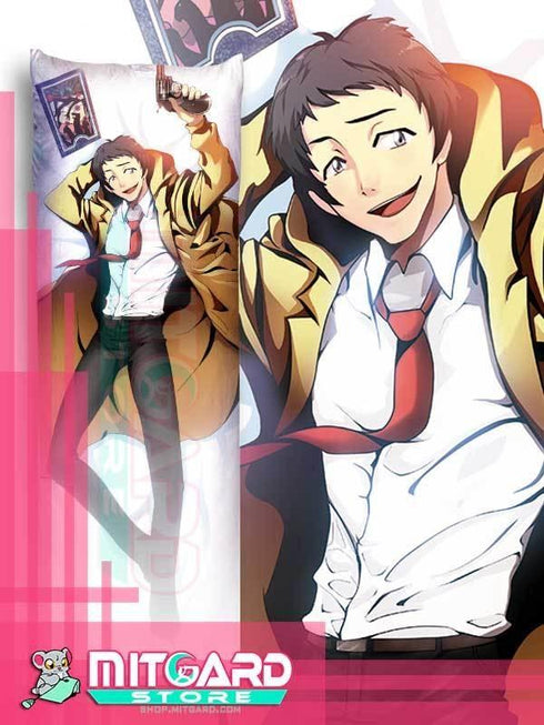 PERSONA 4 Tohru Adachi Body pillow case Dakimakura - 3